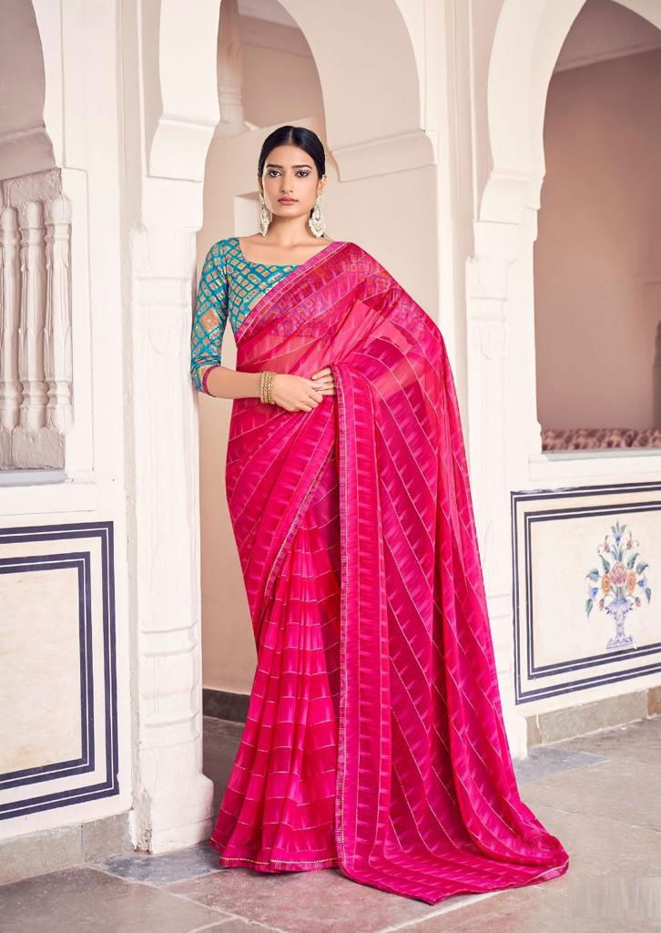 Kashvi Maanvi Regular Wear Printed Georgette Latest Designer Saree Collection 